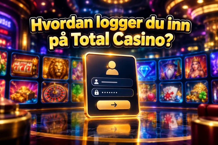 Hvordan logger du inn på Total Casino?